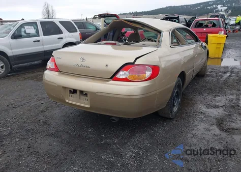 2002 Toyota Camry Solara Se z USA, uszkodzony, nr VIN 2T1CE22P32C006002